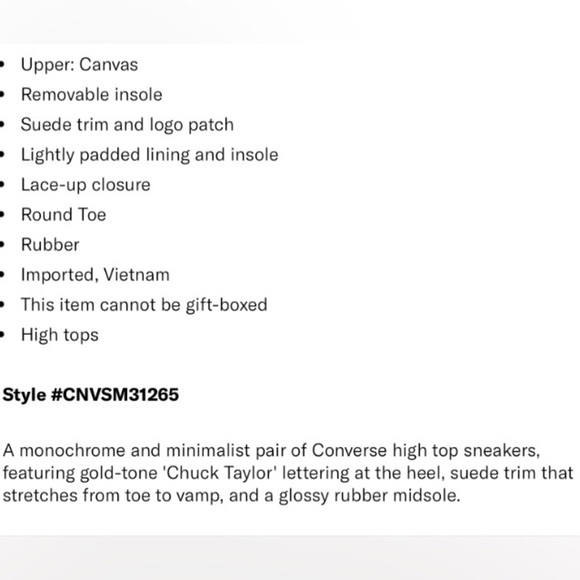 Converse Chuck 70 Marquis Sneakers Like New Canvas Suede High Tops - Picture 15 of 16